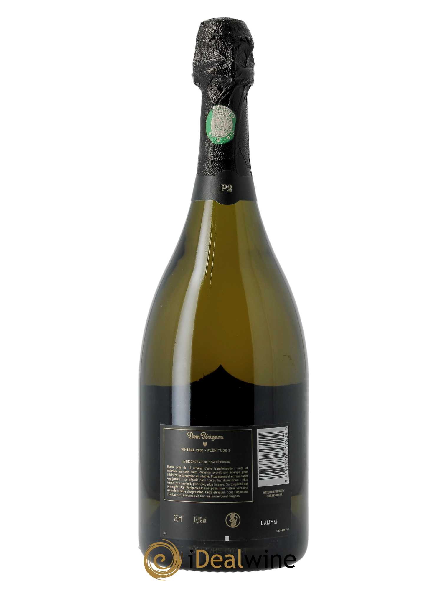 2eme Plenitude (P2) Dom Pérignon  2004 - Lot de 1 Bouteille