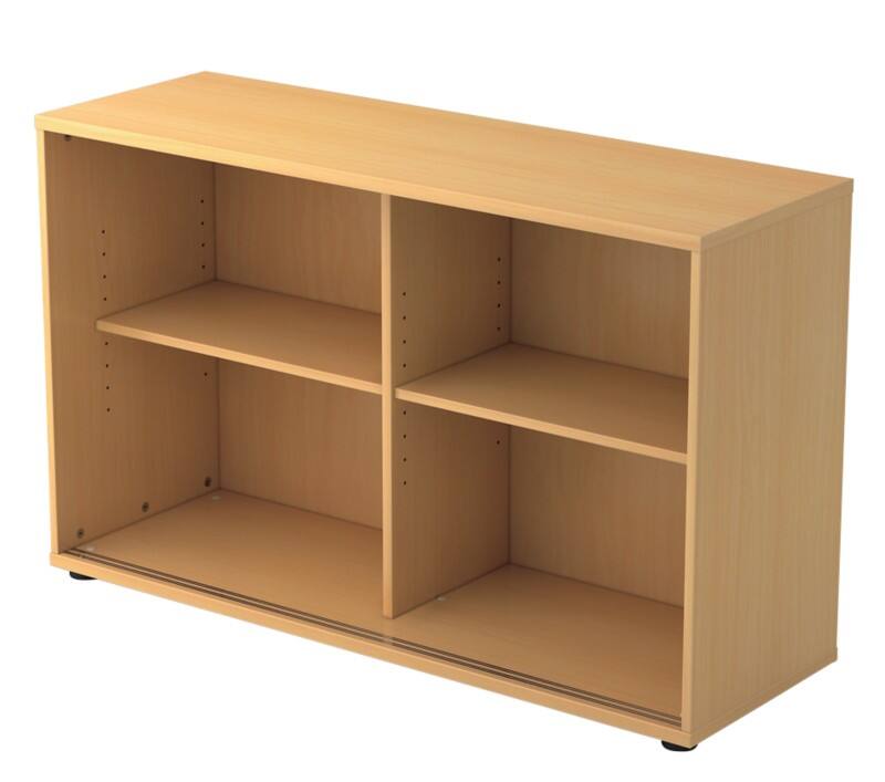 Hammerbacher Schiebetürenschrank Korpus mit Aufbau Matrix Buche 1.200 x 400 x 748 mm