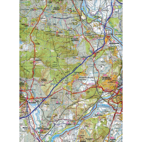Avignon Nîmes 1:100 000 - Wanderkarte