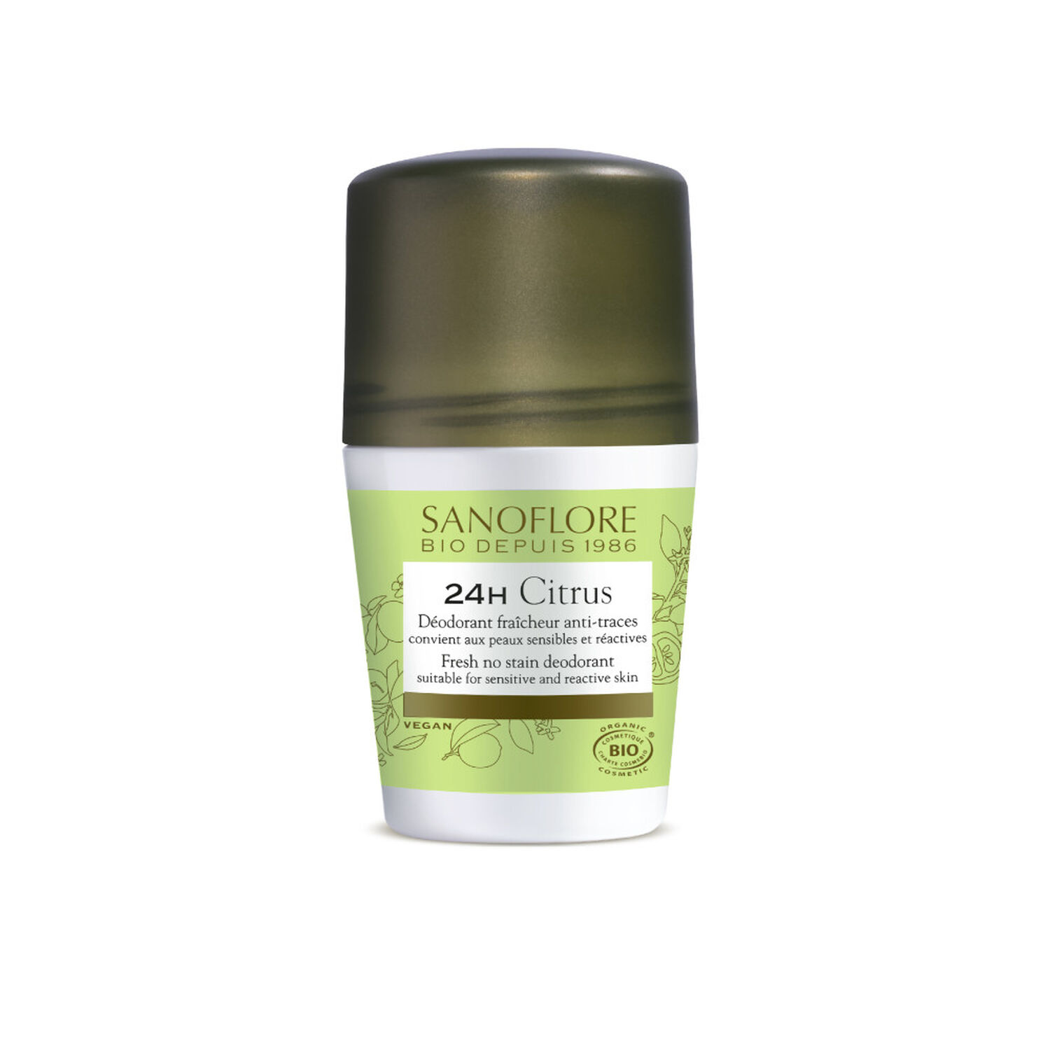 Sanoflore Citrus Roll-on Bio efficacité 24h 2 x 50ml