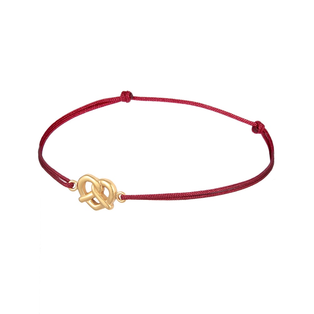 Elli Elli Bracelet Femmes Bretzel Wiesn Oktoberfest Costume tendance nylon bleu en arg Bracelet