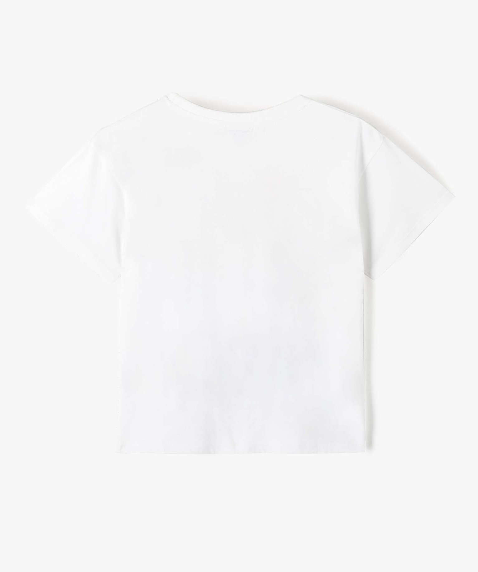 Tee-shirt fille avec motif XXL - Smiley World blanc | GEMO