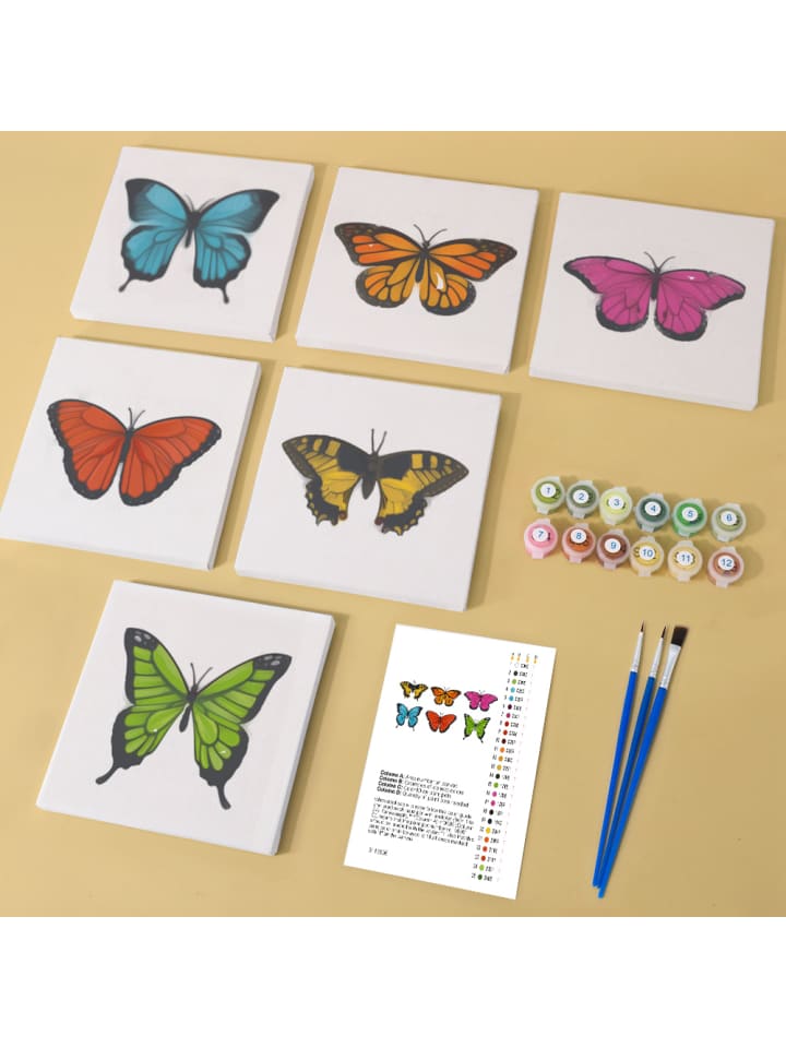 ARTNANAS Mini Malen nach Zahlen 4er/6er Set-