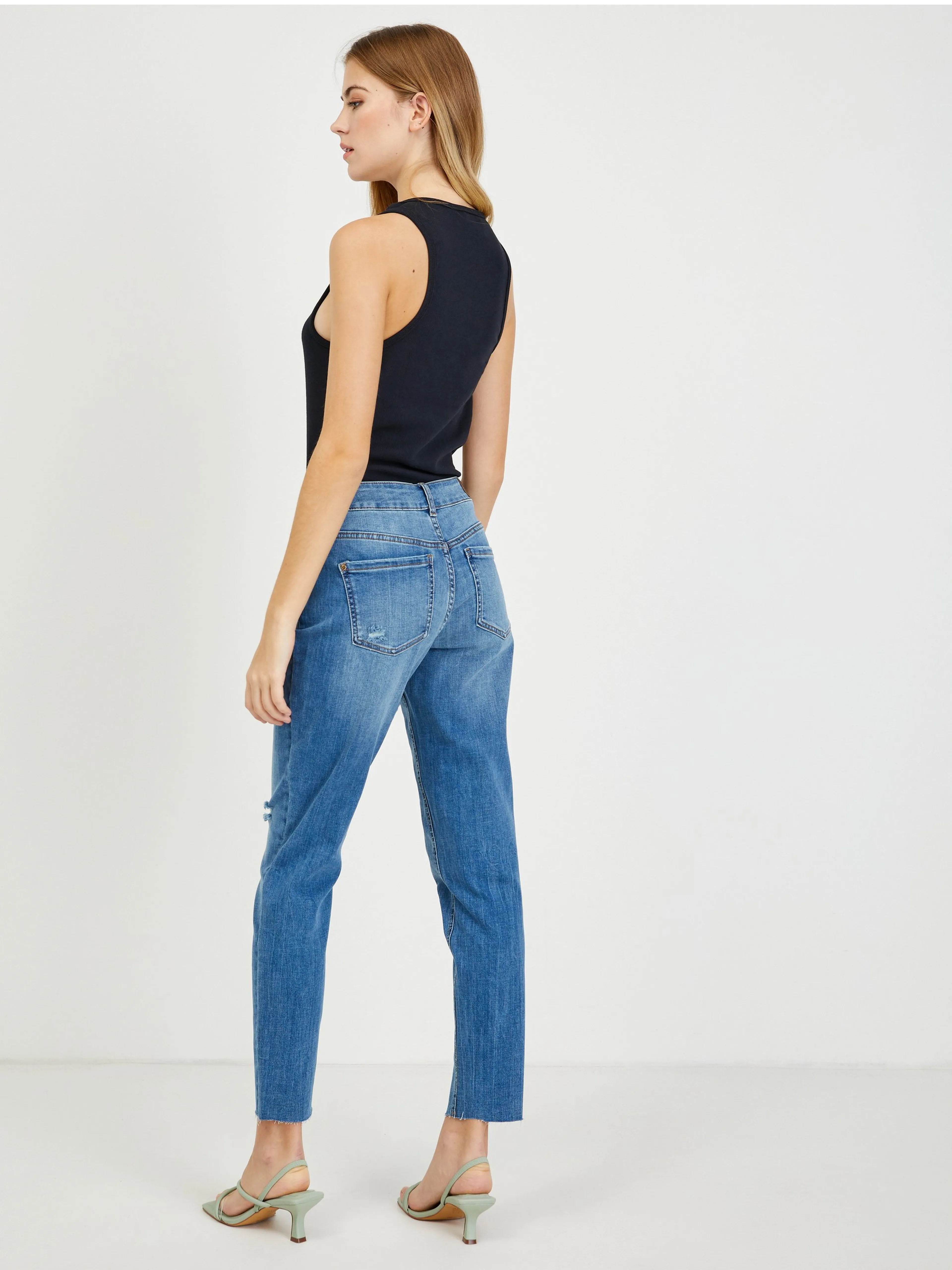Blaue Damen Boyfriend-Jeans ORSAY