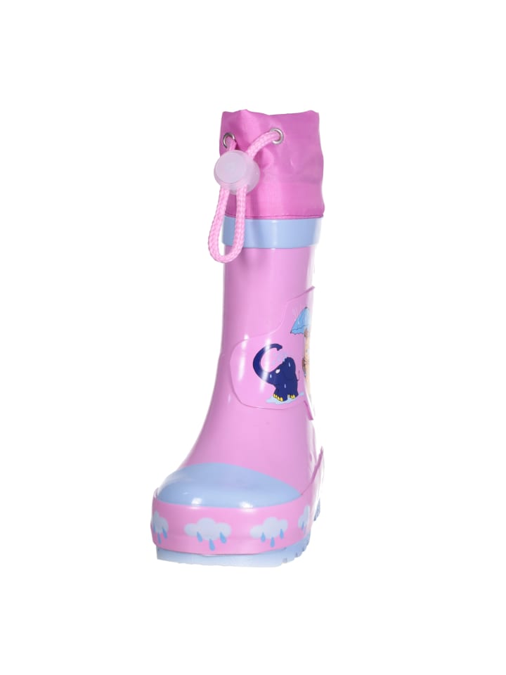 Playshoes Gummistiefel Maus & Elefant in Rosa günstig kaufen