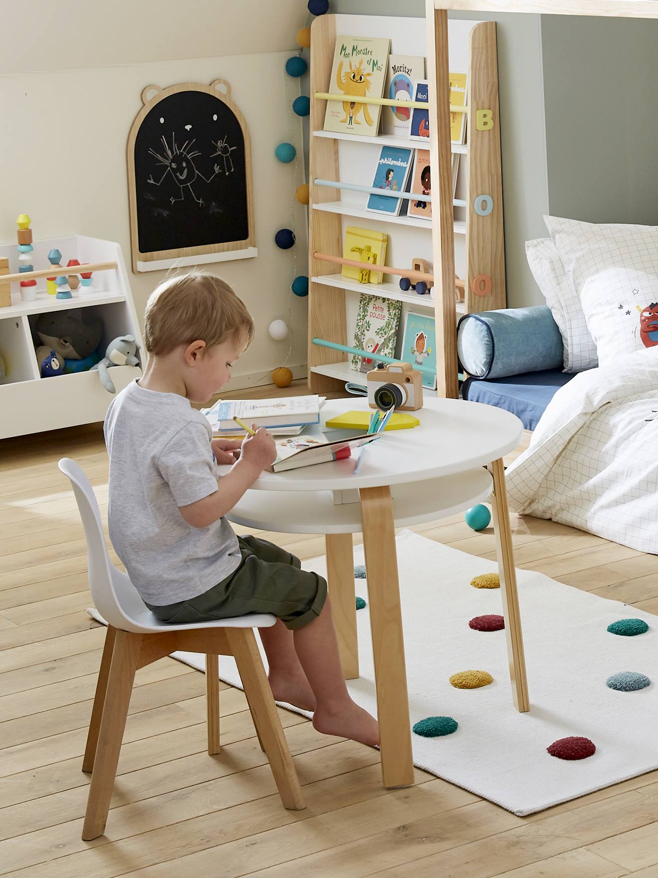 Vertbaudet Kinderzimmer Spieltisch PLAY - weiß