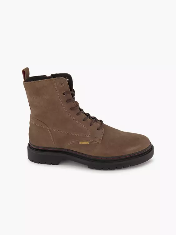 Bench Leder Schnürboots