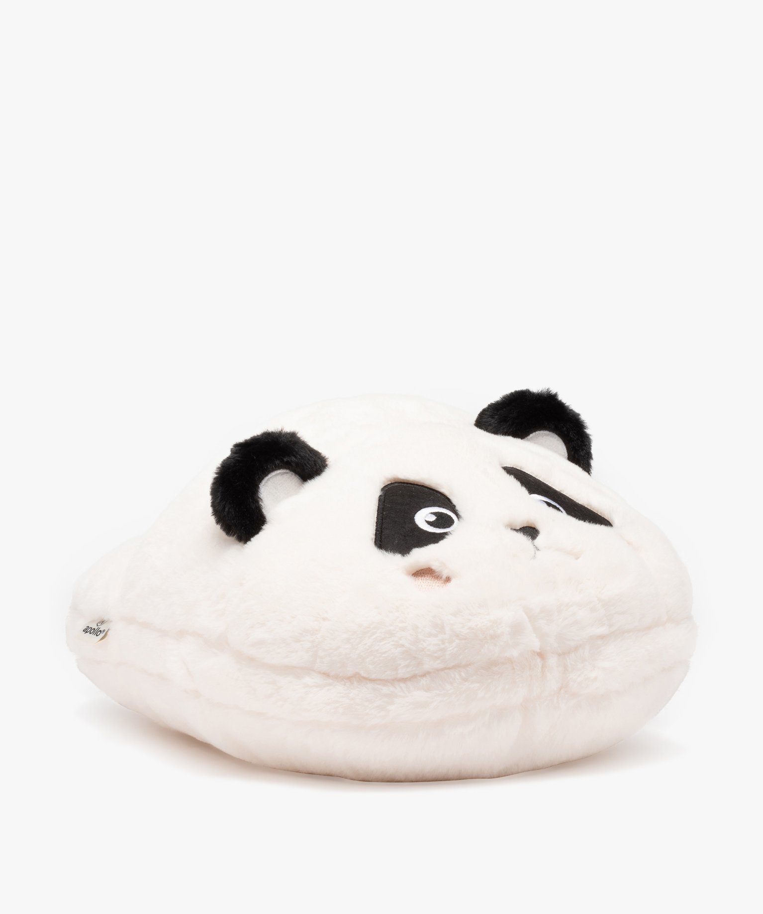 Chaussons femme géants en volume tête d'animal beige | GEMO
