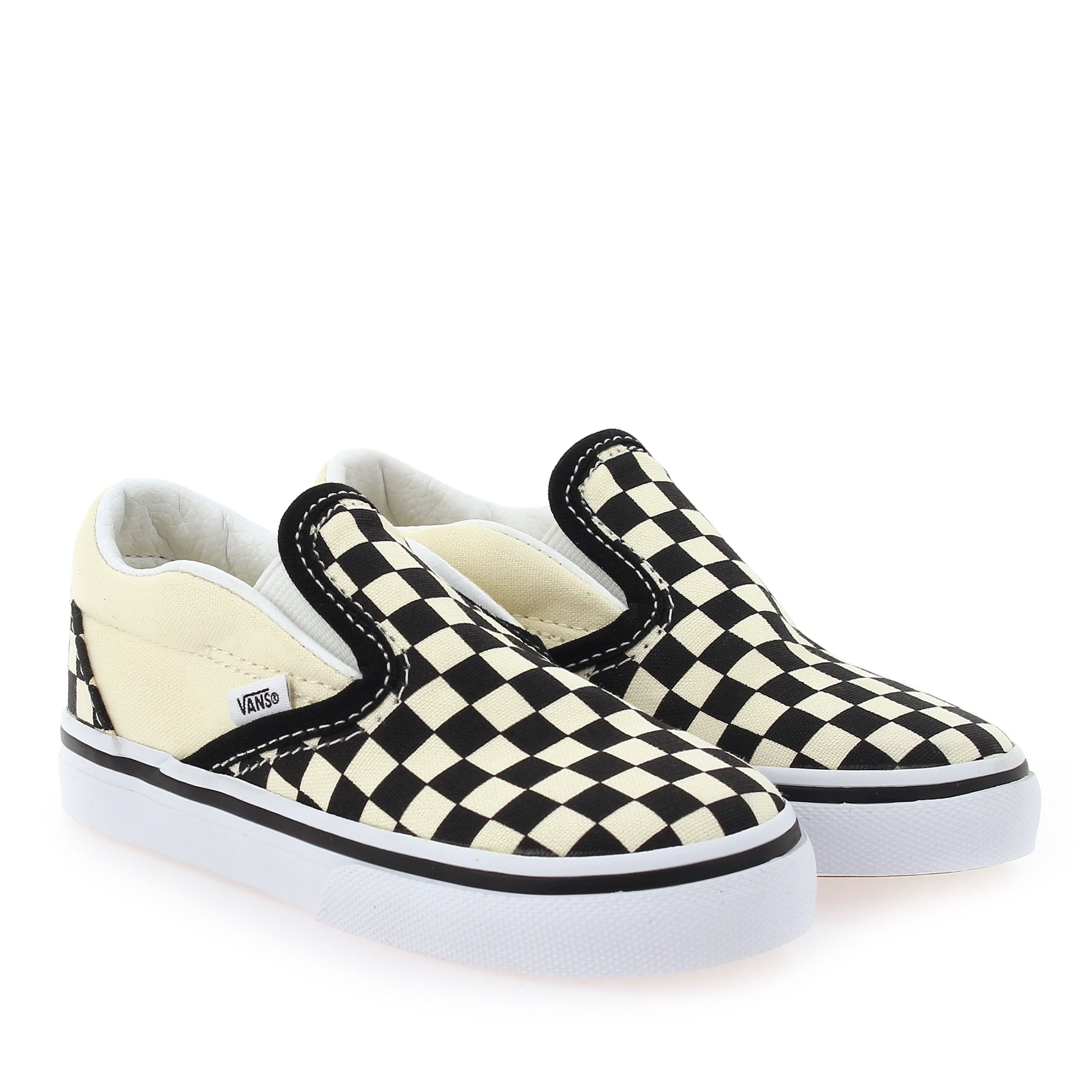 Vans  TD CLASSIC SLIP-ON - Blanc Noir