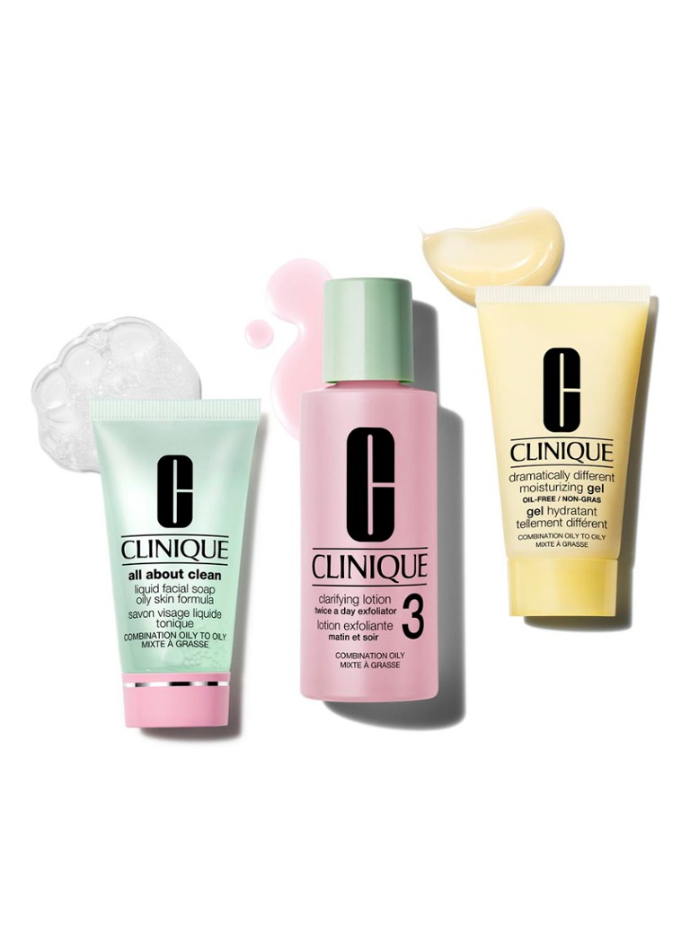 CLINIQUE Skin School Supplies: Arctisztító frissítő tanfolyam (3. típus) - ápolókészlet