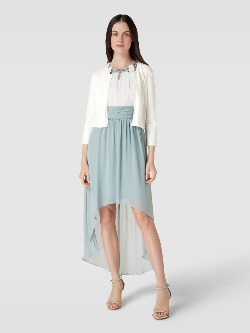Bolero aus Viskose-Mix mit Hakenverschluss in offwhite