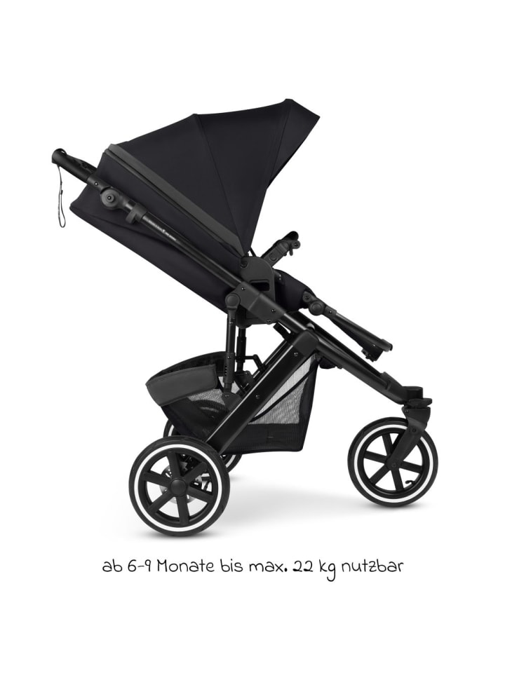 ABC-Design Kombi-Kinderwagen Salsa 5 Run - inkl. Babywanne, in schwarz günstig kaufen onesize