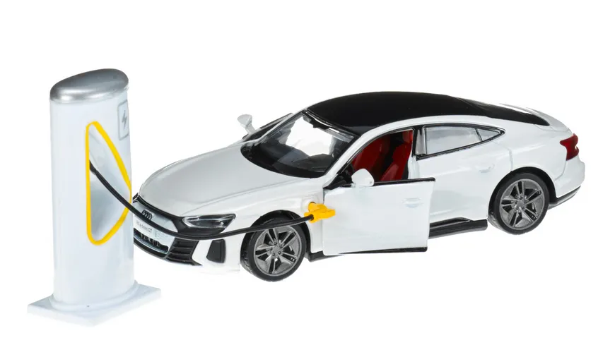 Müller - Toy Place - Elektroauto mit Ladestation, 1 Stück, sortiert