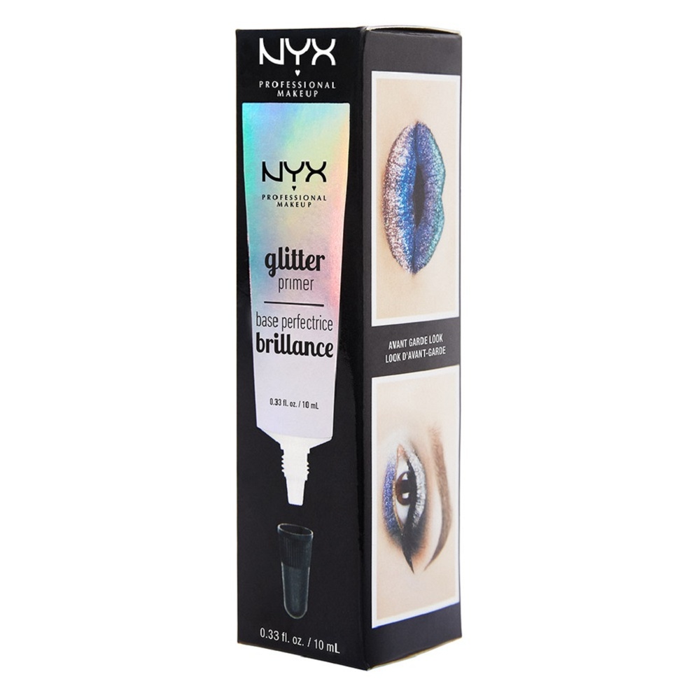 NYX Professional Makeup Glitter Primer Base Paillettes - Gel Fixant pour Pigments Libres