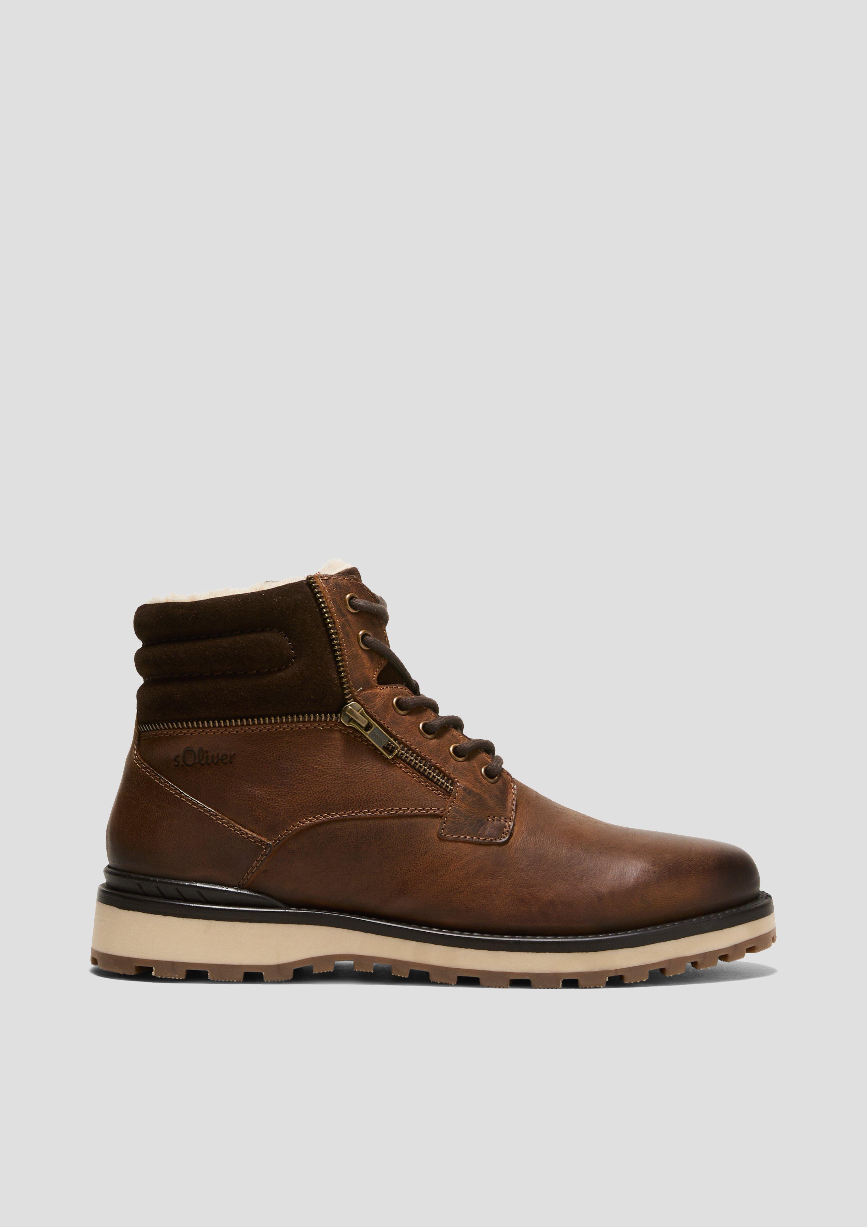 Schnürstiefel aus Echtleder  6008623-305
