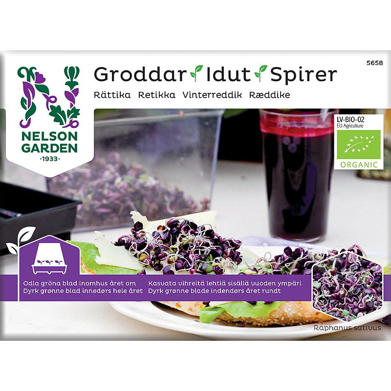 Nelson garden Spirer Vinterreddik organic