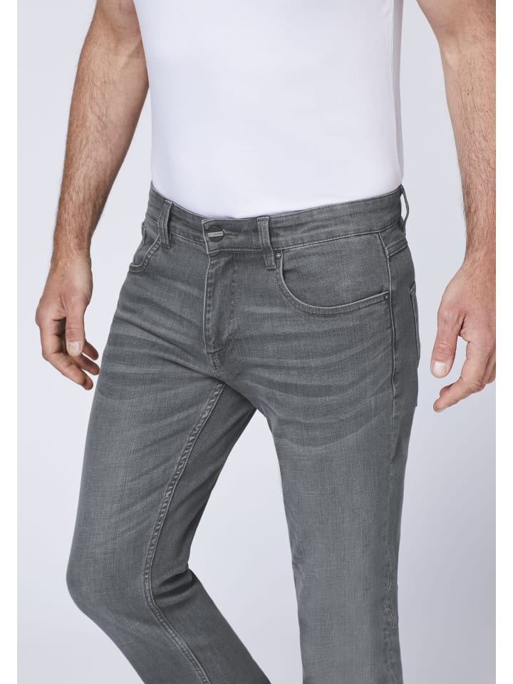 Oklahoma Jeans Jeans in Grau günstig kaufen