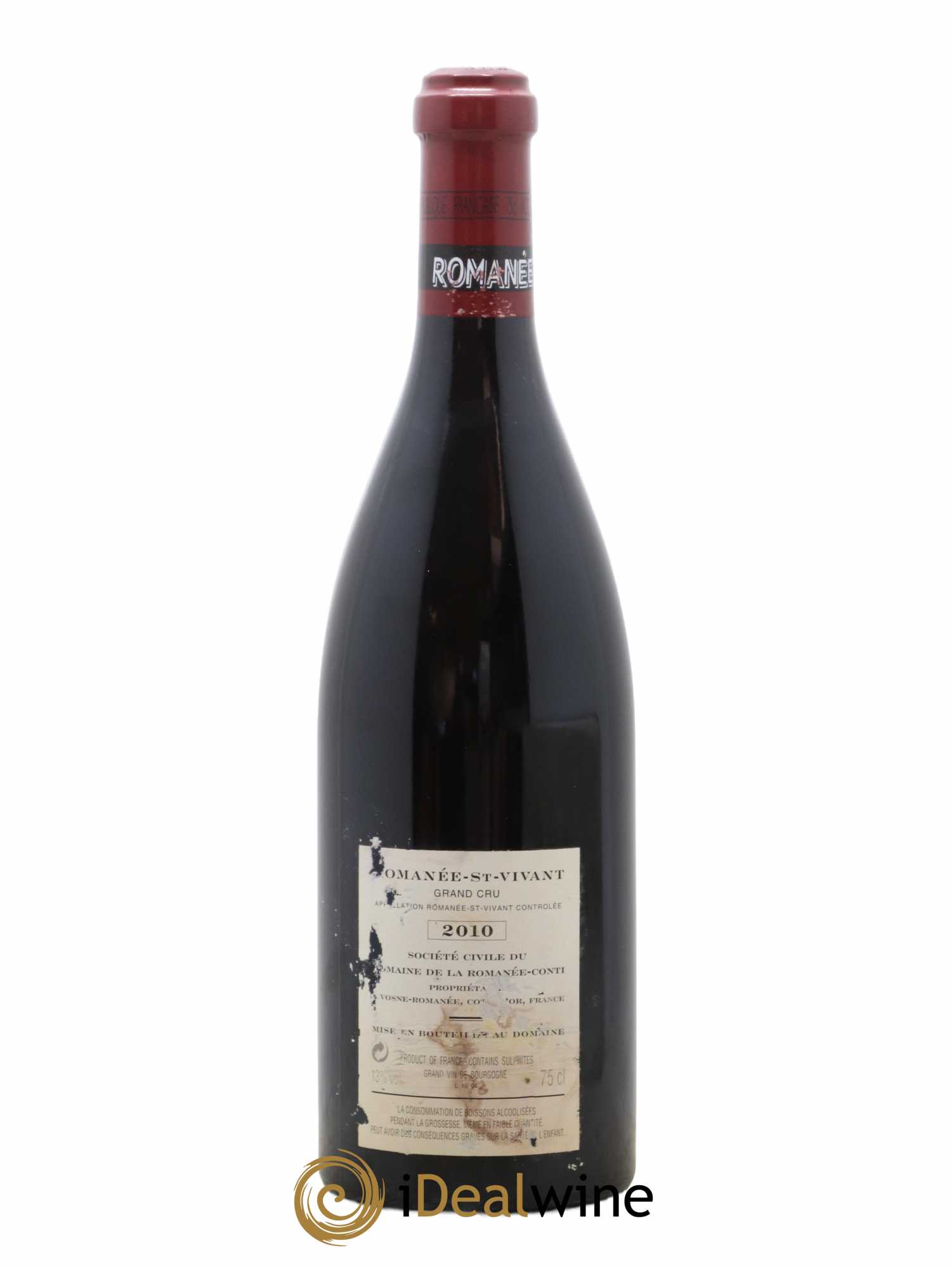 Romanée-Saint-Vivant Grand Cru Domaine de la Romanée-Conti  2010 - Lot de 1 Bouteille