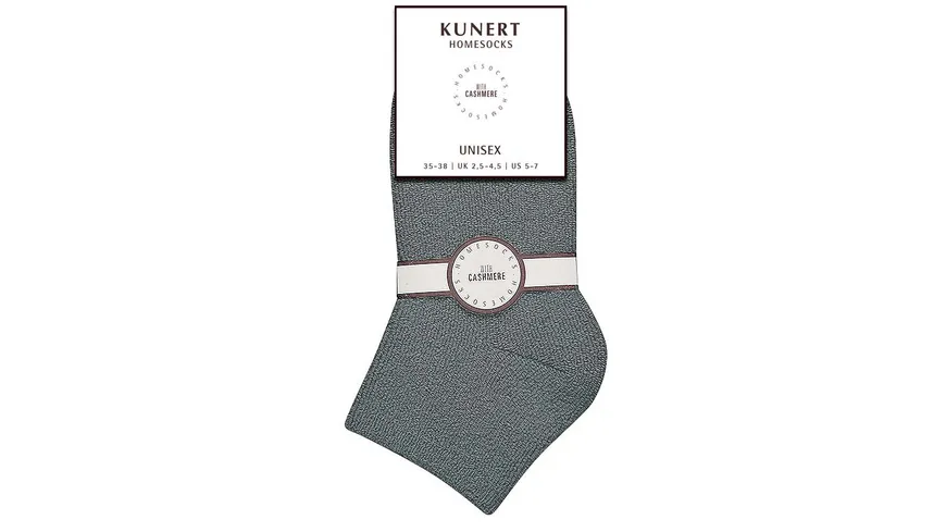 KUNERT Damen Homesocken Kurzschaft HOMESOCKS schwarz