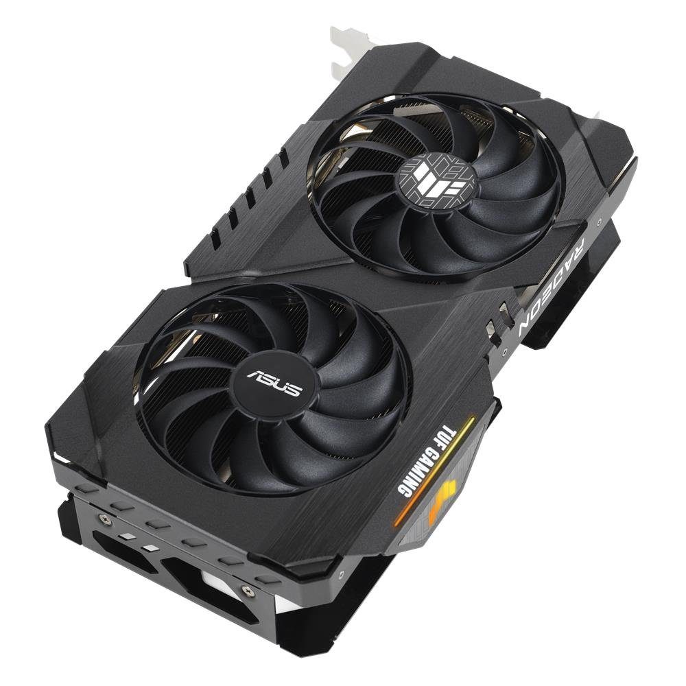 Asus TUF AMD Radeon RX 6500XT OC Grafikkarte (4 GB, GDDR6, Gaming Grafikkarte, GDDR6, PCIe 4.0, Aura Sync, HDMI, DisplayPort)