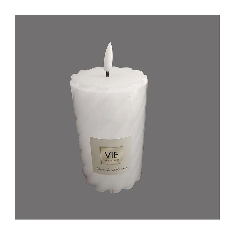 Vie Selected Kubbelys 12 cm ø 7,6 cm LED timer spiral hvit