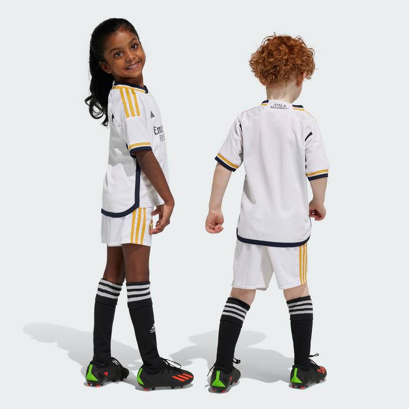adidas Real Madrid 23/24 Mini-Heimausrüstung Trikot Kinder