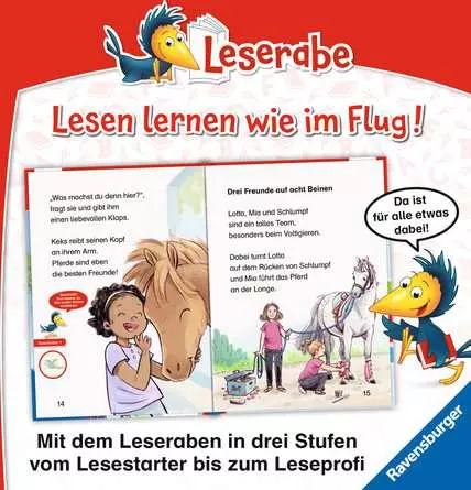 Leserabe - 1. Lesestufe: Pferdegeschichten