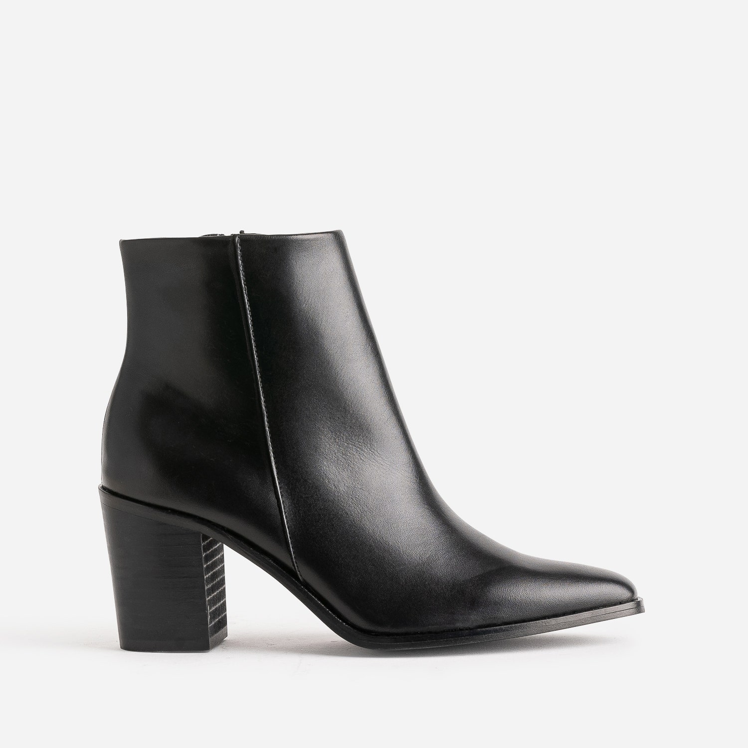 Boots TEXTO noir éco-conçu en cuir