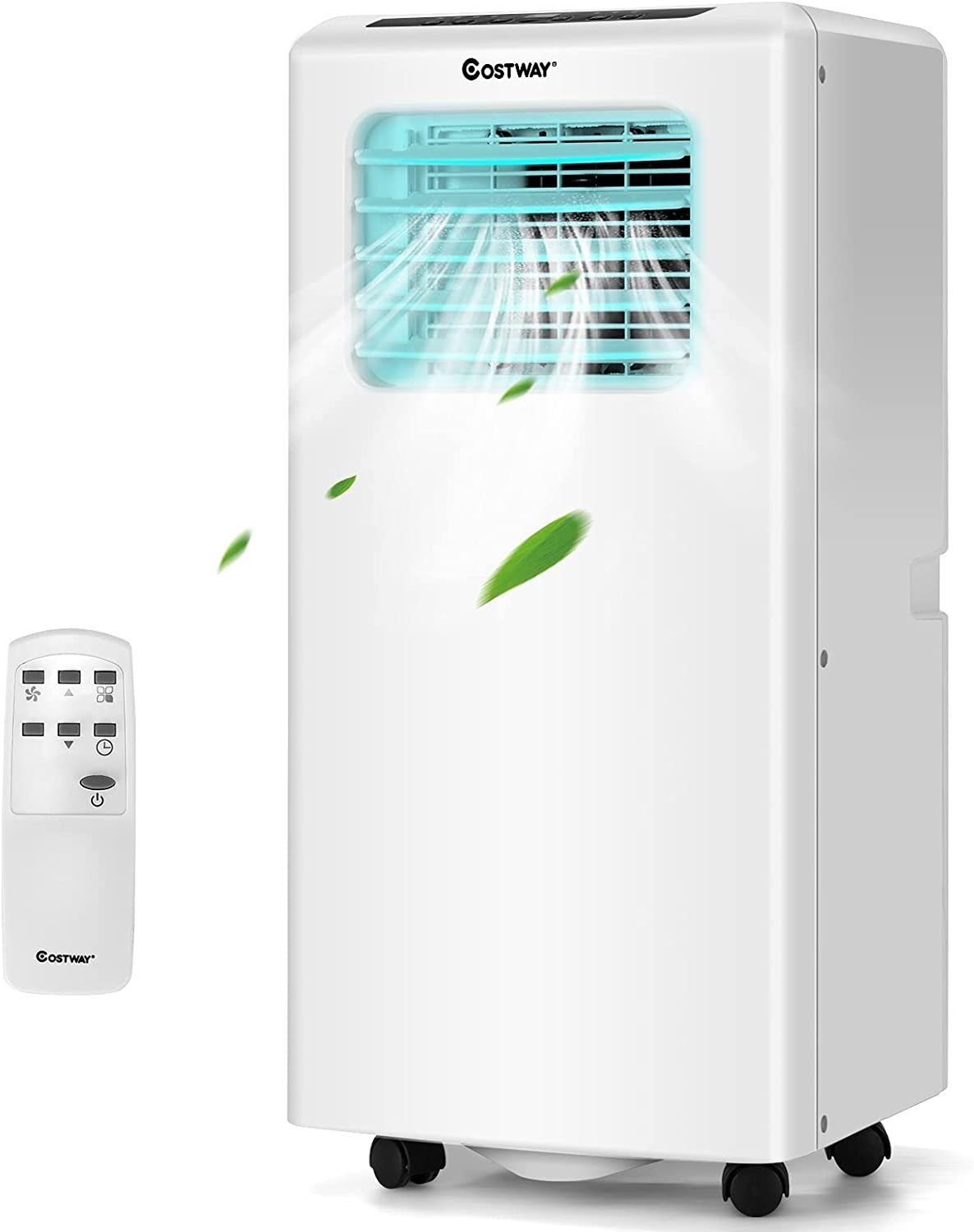 COSTWAY Klimagerät, 4in1, 9000BTU, 20m², Fernbedienung & 24H Timer