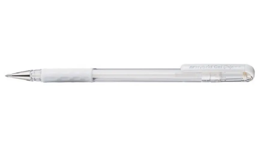 Pentel Hybrid Gel Grip Gel-Tintenroller pastellweiss