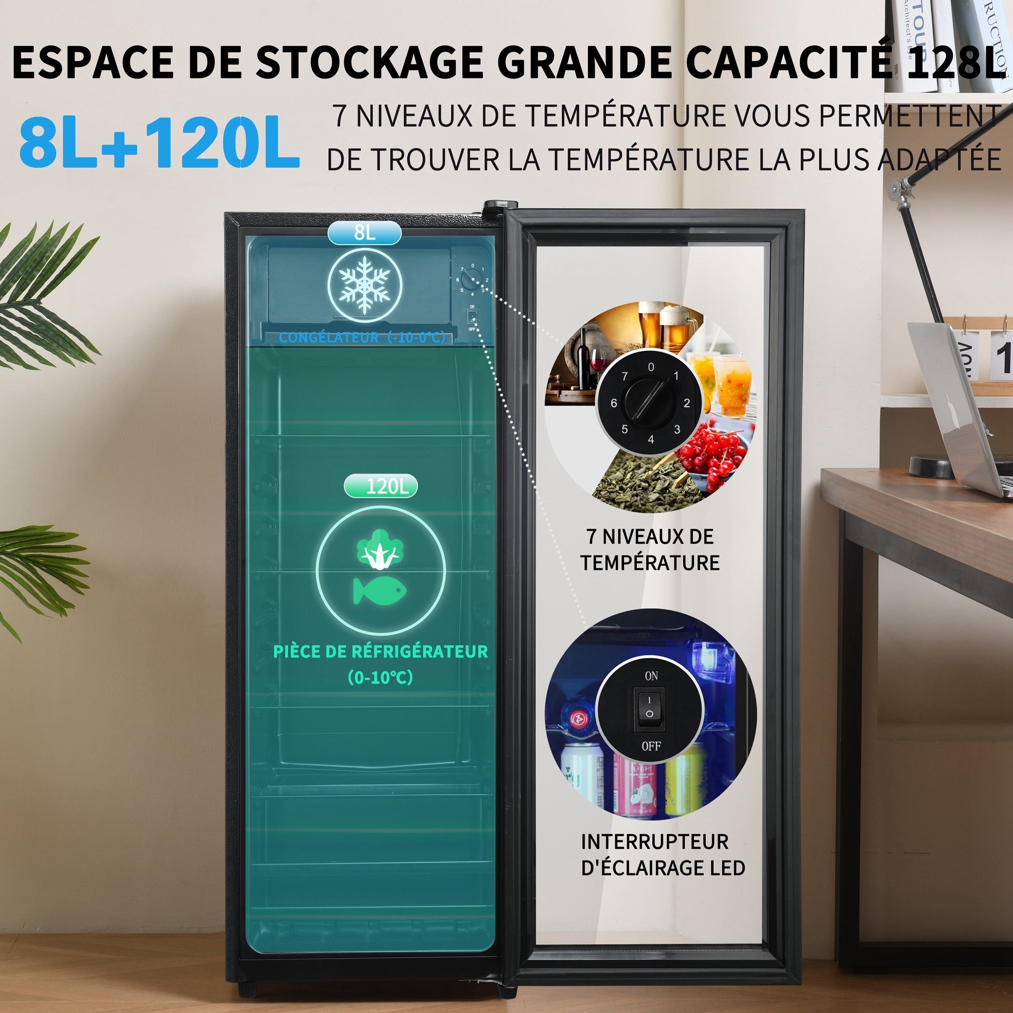 Spark Getränkekühlschrank SC-128P