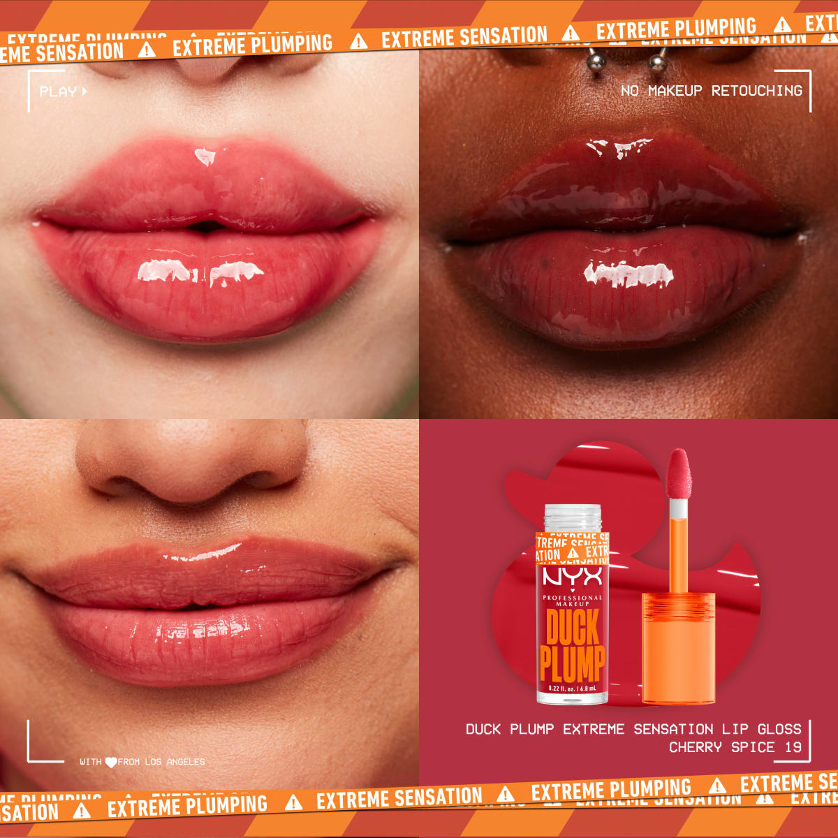 Lipgloss Duck Plump 19 Cherry Spice, 1 St