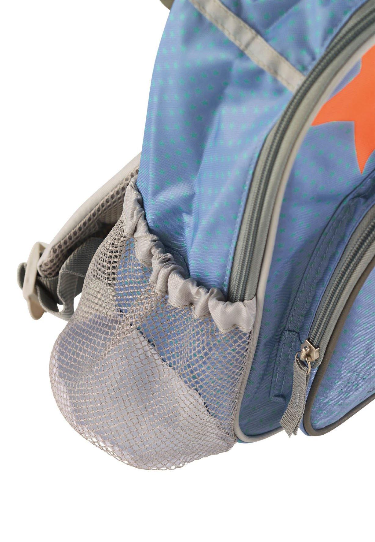 Funktions-Rucksack Esel Emmi in Blau, Grau, Orange, 5L