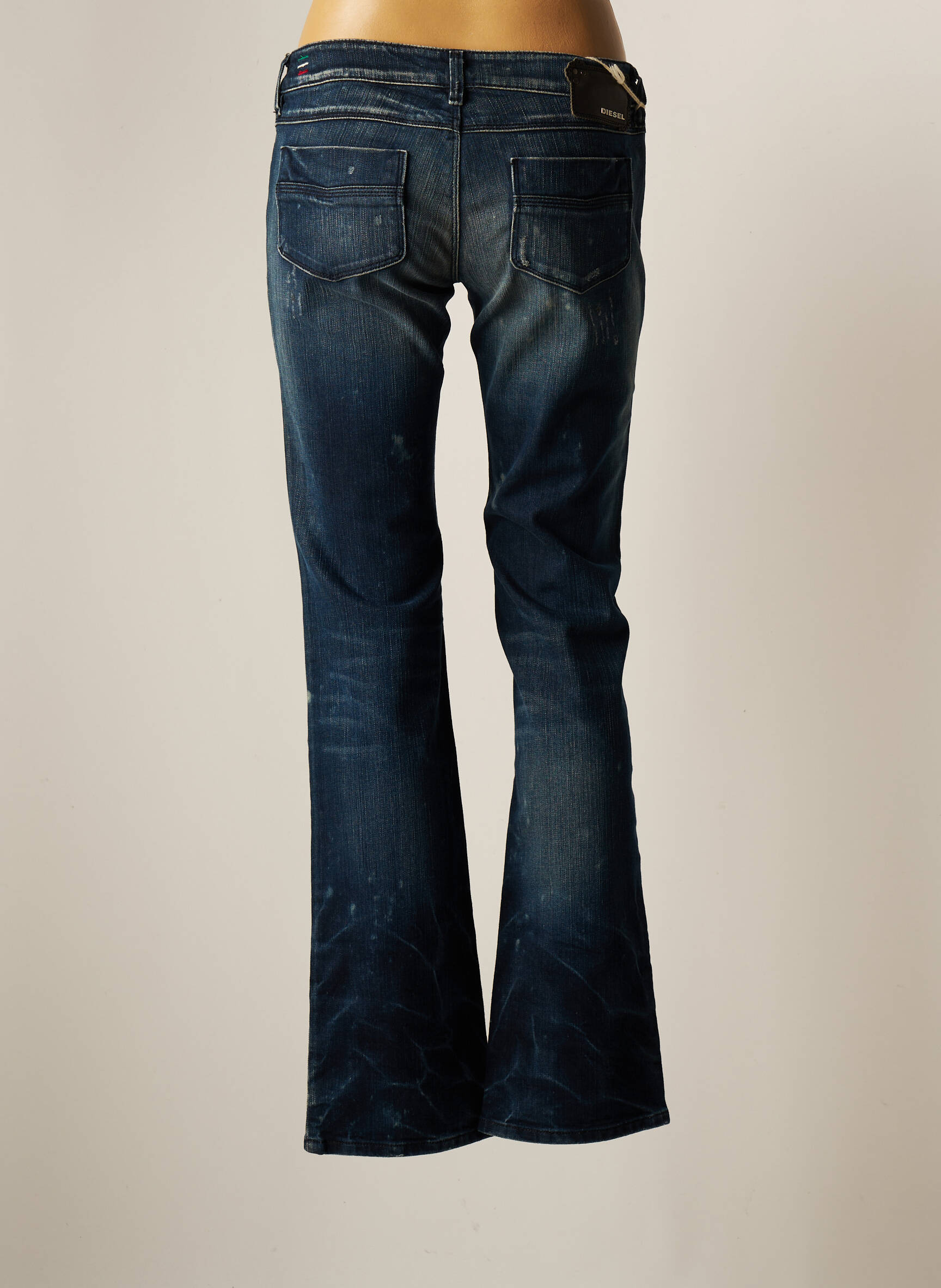 Diesel Jeans Bootcut Femme couleur bleu