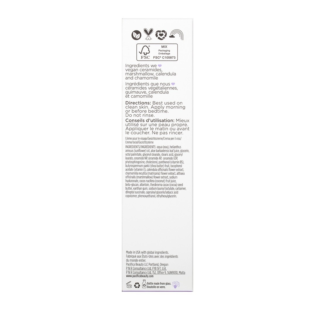 Pacifica Vegan Ceramide заштитни лосион за лице