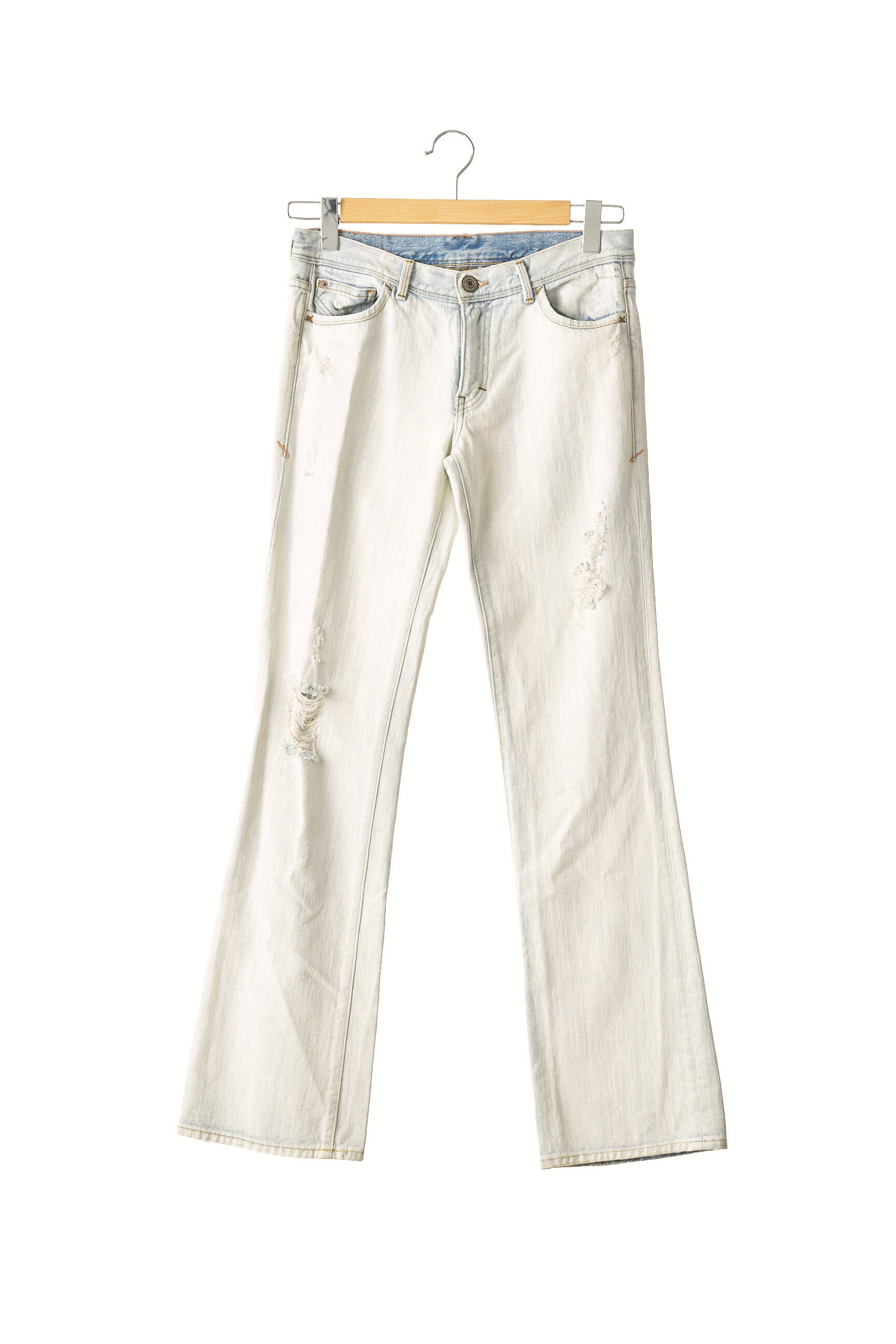 Armani Exchange Jeans Coupe Droite Femme couleur bleu