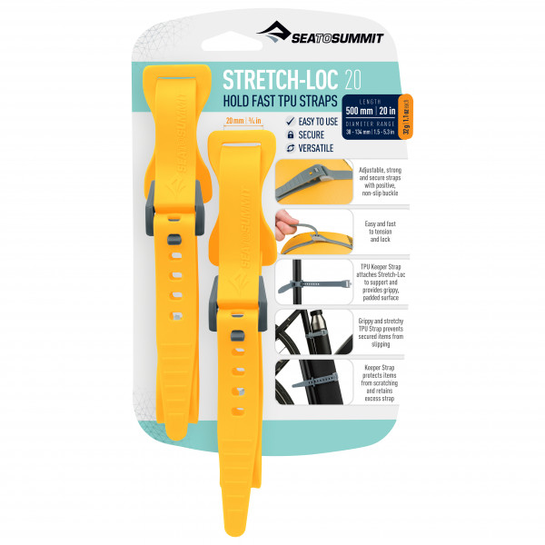 Sea to Summit - Stretch-Loc 20 2-Pack - Spanngurt
