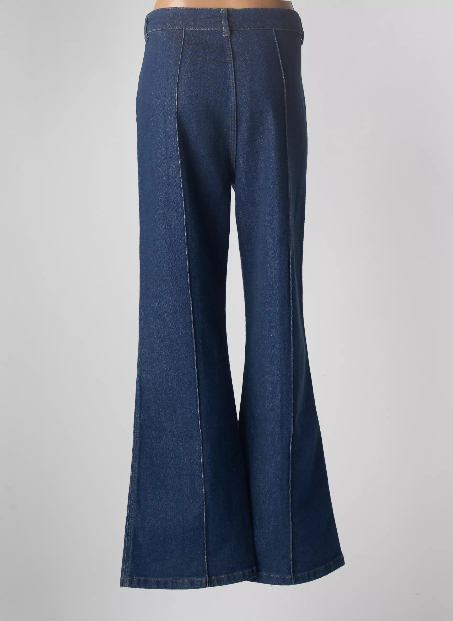 King Louie Jeans Coupe Large Femme couleur bleu