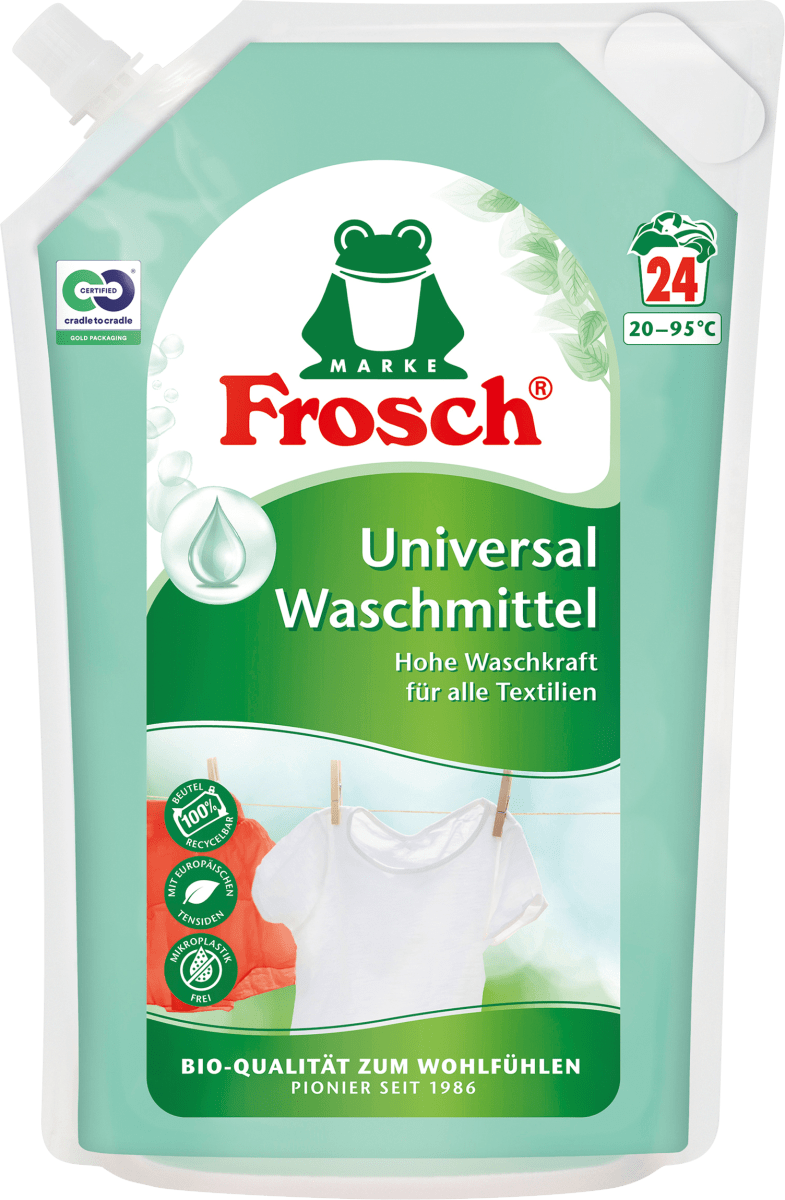 Vollwaschmittel flüssig für alle Textilien, 24 Wl