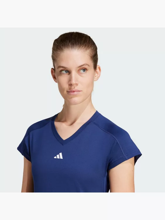 adidas AEROREADY Train Essentials Minimal Branding V-Neck T-Shirt