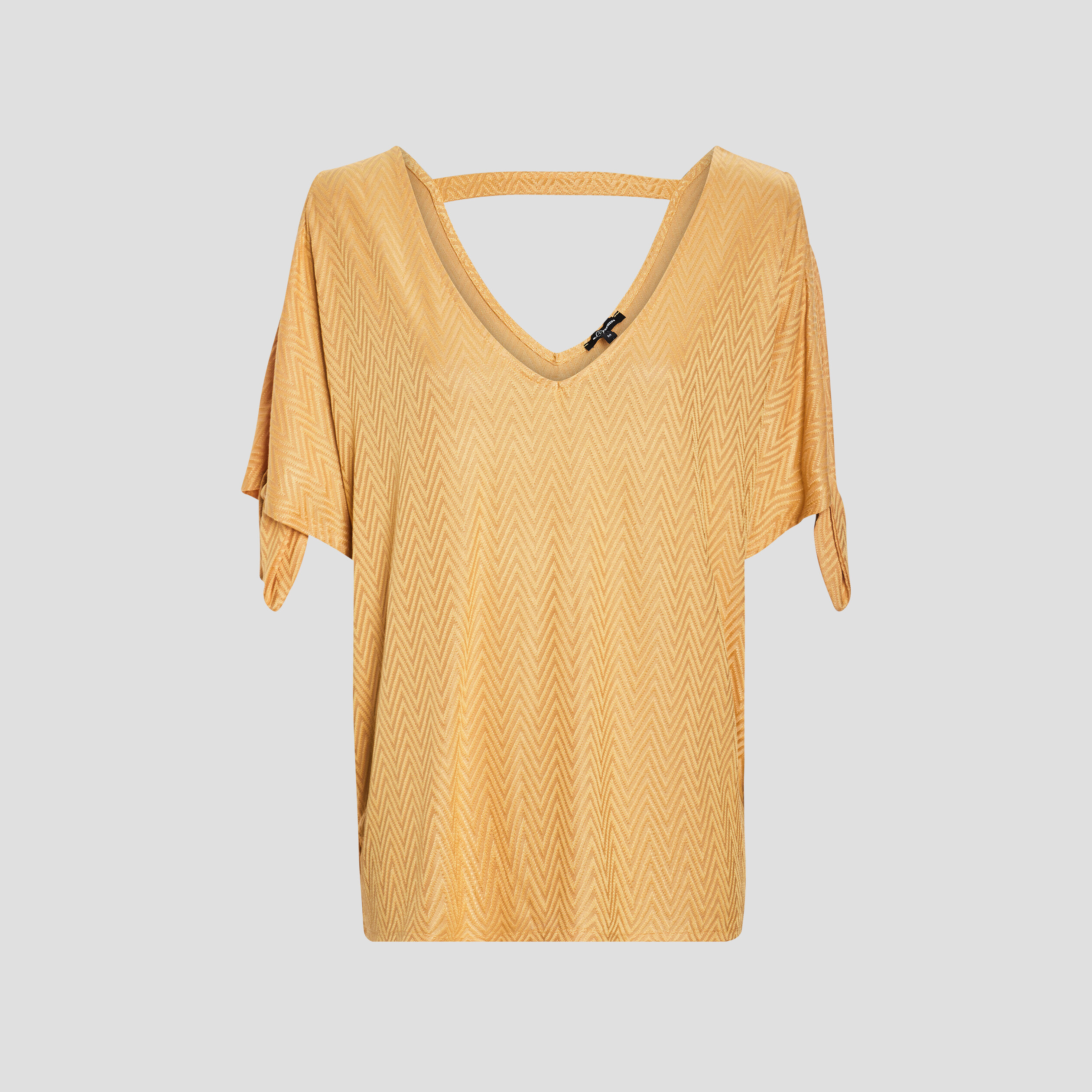 T-shirt manches courtes jaune femme | La Halle