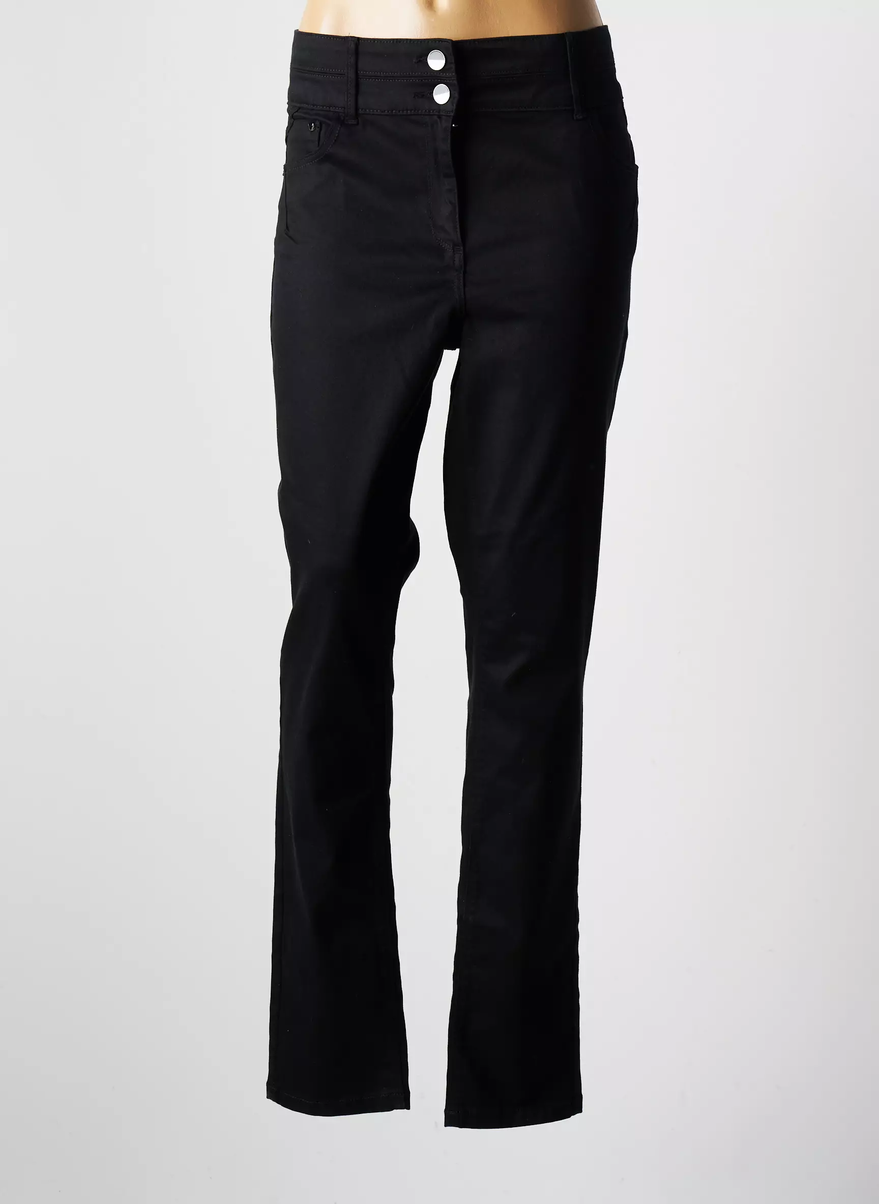 Grain De Malice Pantalons Slim Femme couleur noir
