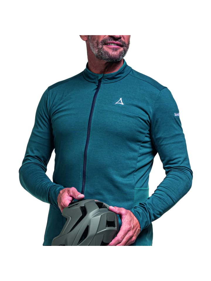 Schöffel Radtrikot Zeeland LG in blau günstig kaufen 46