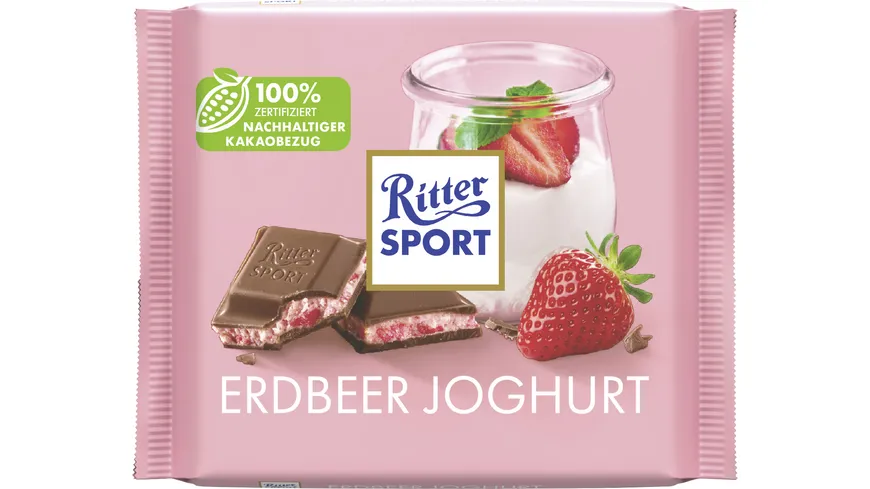 Ritter Sport 100G Erdbeer Joghurt Tafel 100 g