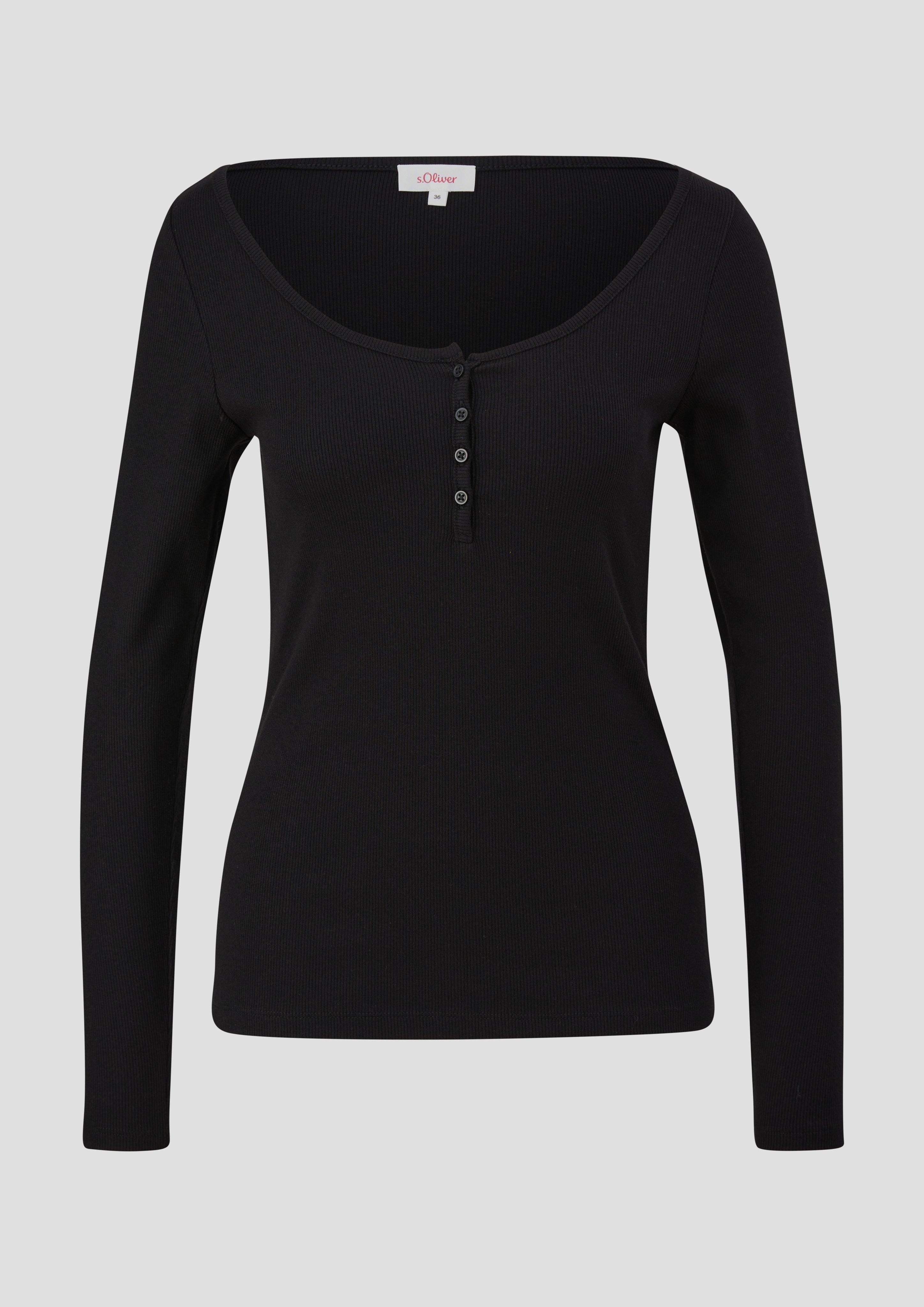 Longsleeve aus Baumwollstretch  2137238-9999