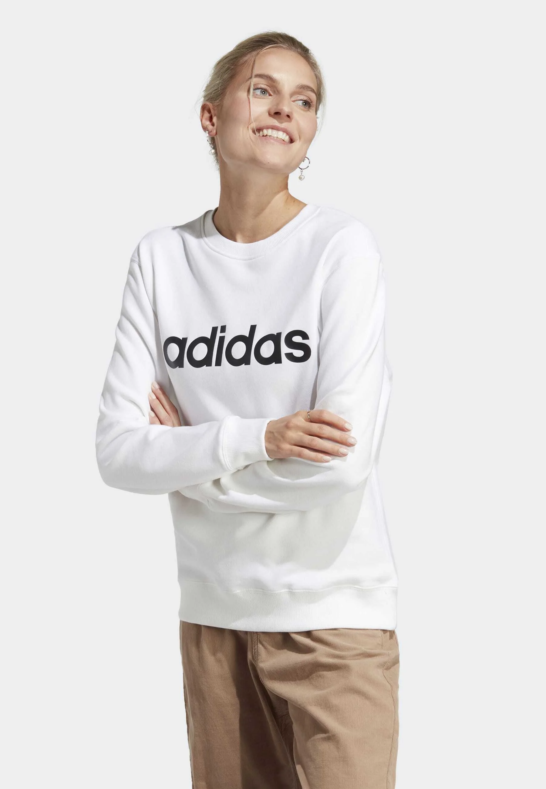 adidas Sportswear ESSENTIALS LINEAR FRENCH TERRY - Sudadera