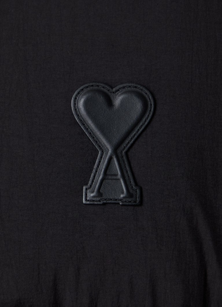 Jachetă din puf de gâscă cu logo AMI Paris De Coeur