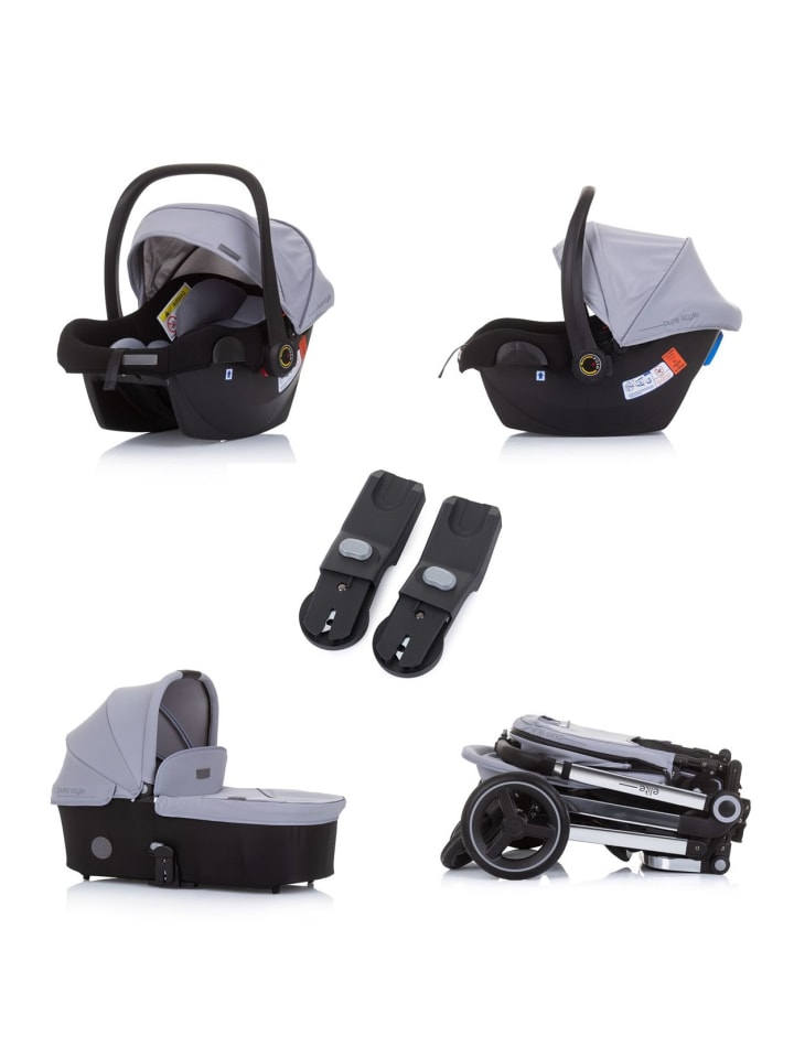 Chipolino Kinderwagen Elite 3 in 1 in grau günstig kaufen onesize