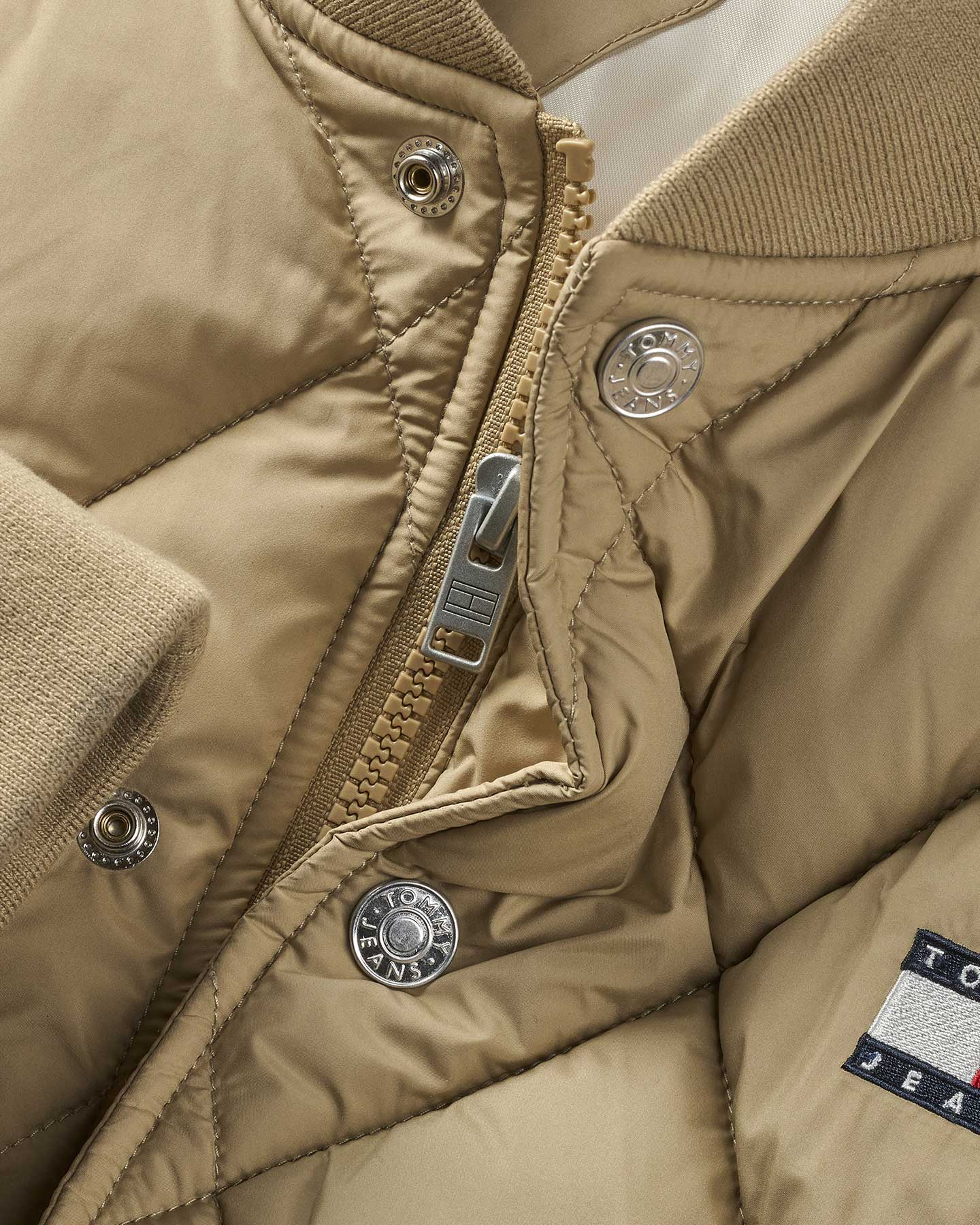Giubbotto Tommy Hilfiger Quilted Beige M DM0DM20699-ACT