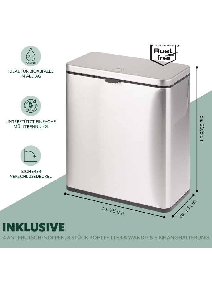 eluno Biomülleimer 6L günstig kaufen onesize